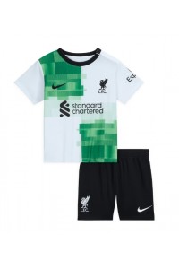 Liverpool Babyklær Borte Fotballdrakt til barn 2023-24 Korte ermer (+ Korte bukser)